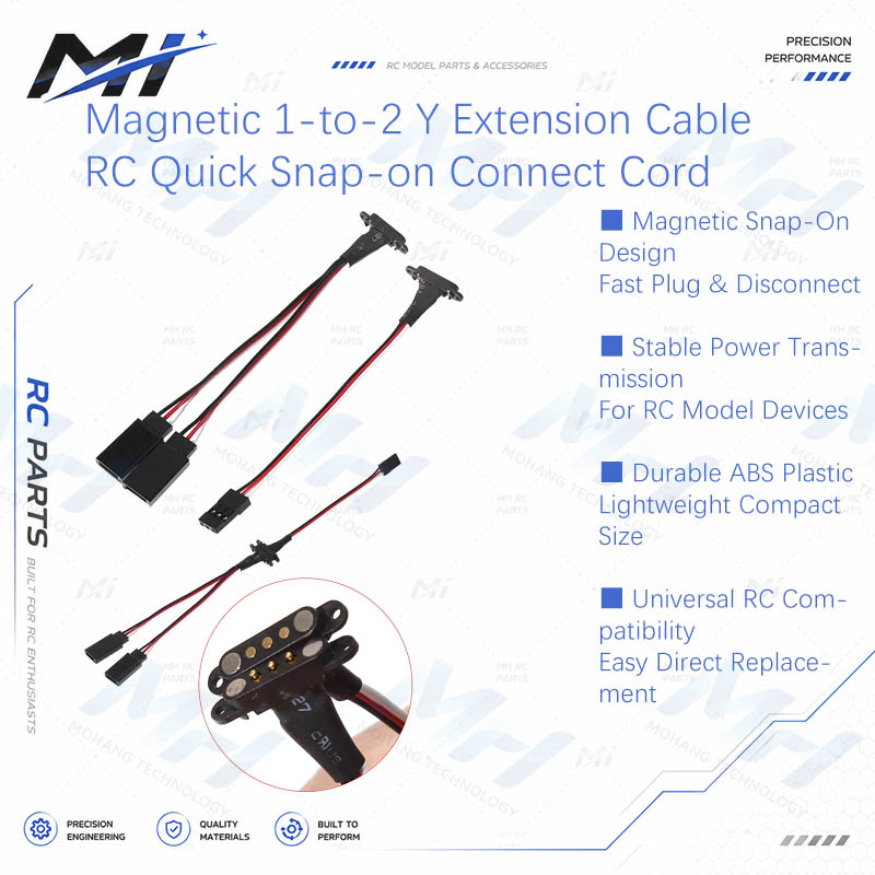 Magnetic 1-to-2 Y Extension Ca - đánh giá và giá Rc Helicopter Remote Control
